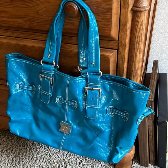 Teal tote with matching wallet- NuSkin - Picture 1 of 6